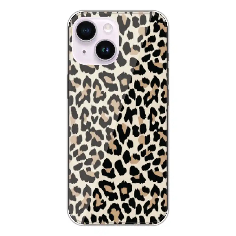 Leopard Print - Printed Silicone Case For Apple iPhone 14
