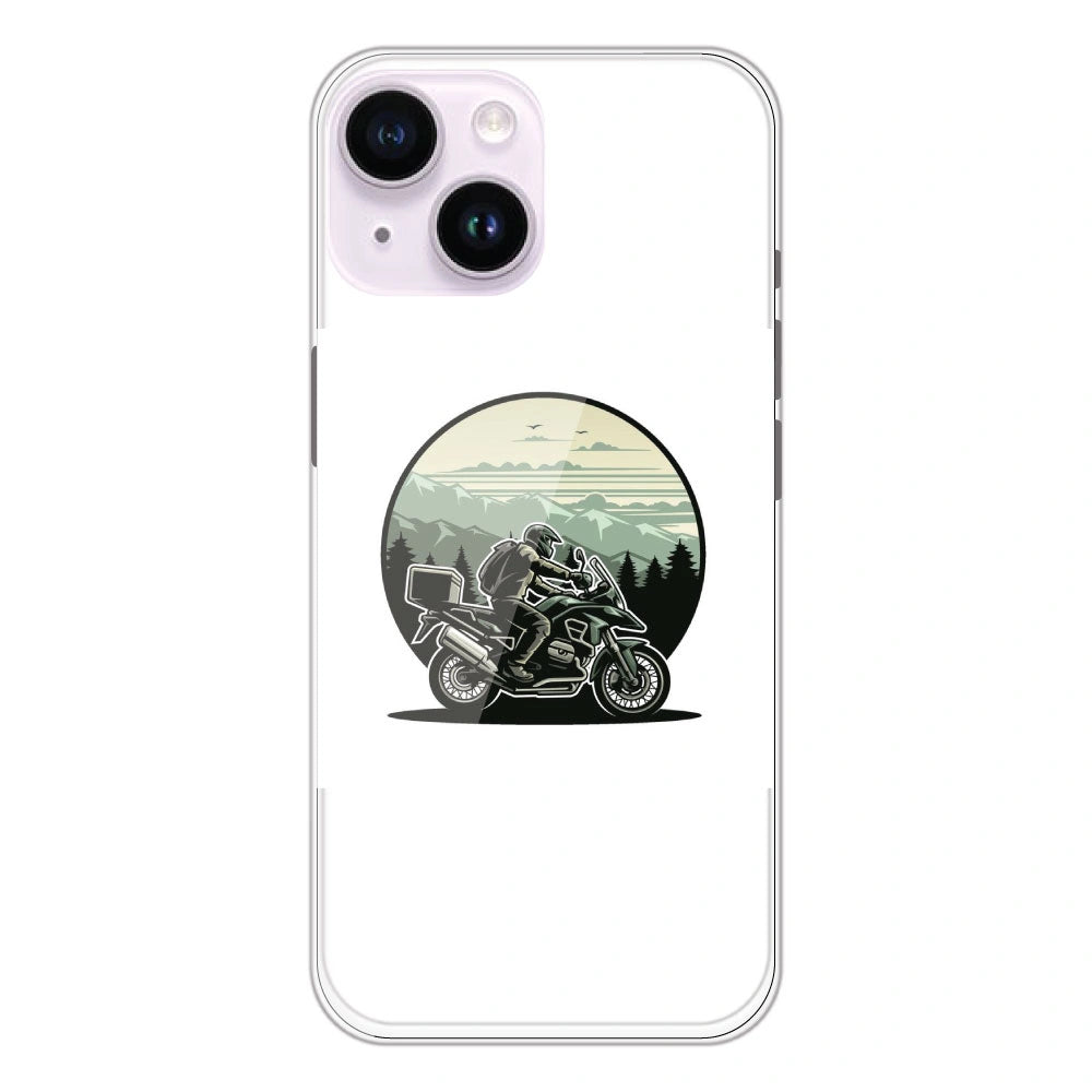 Biker - Printed Silicone Case For Apple iPhone 14