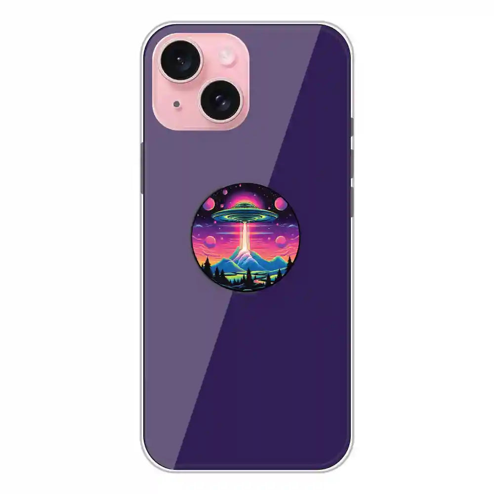 UFO - Silicone Grip Case For Apple iPhone 15 Plus