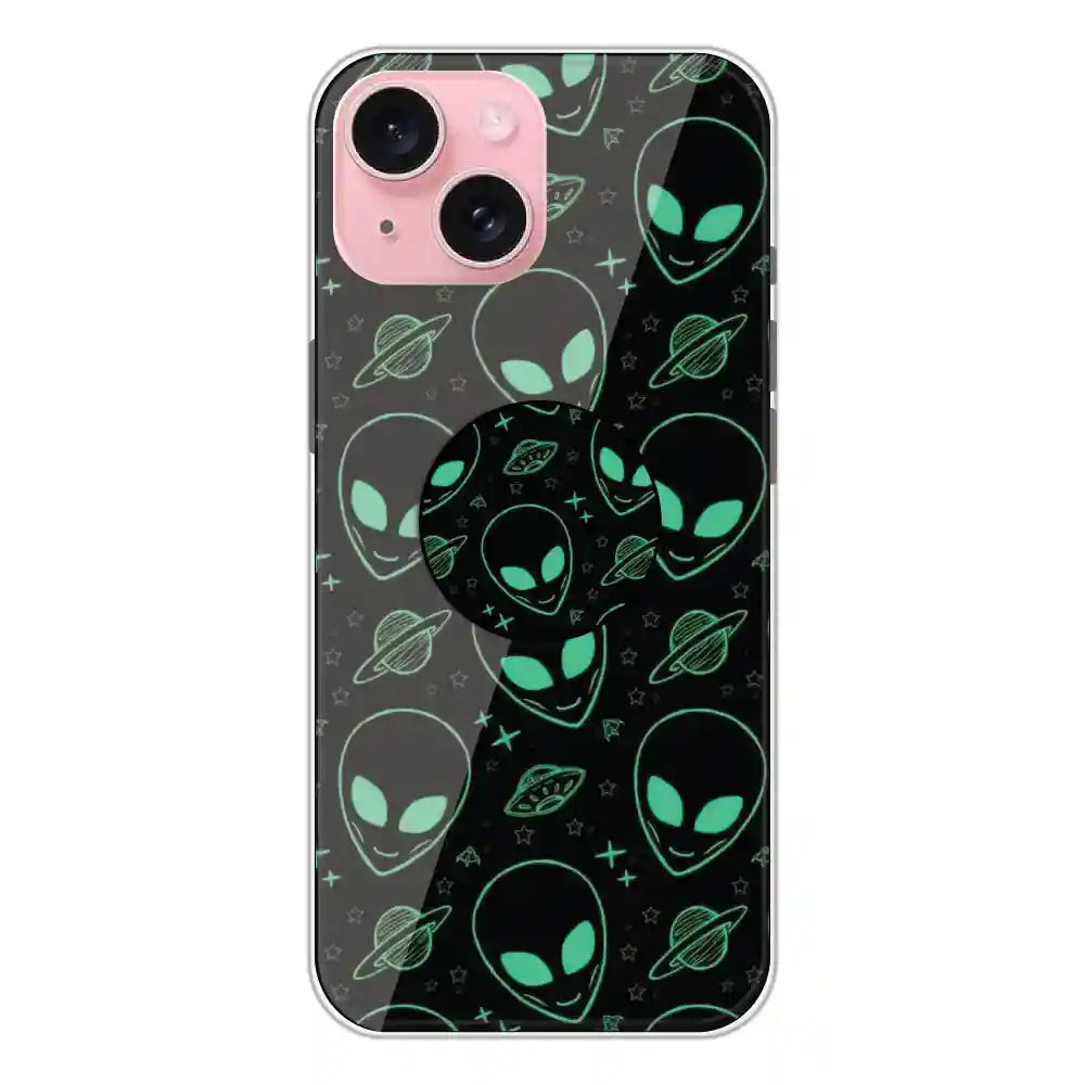 Aliens - Silicone Grip Case For Apple iPhone 15 Plus