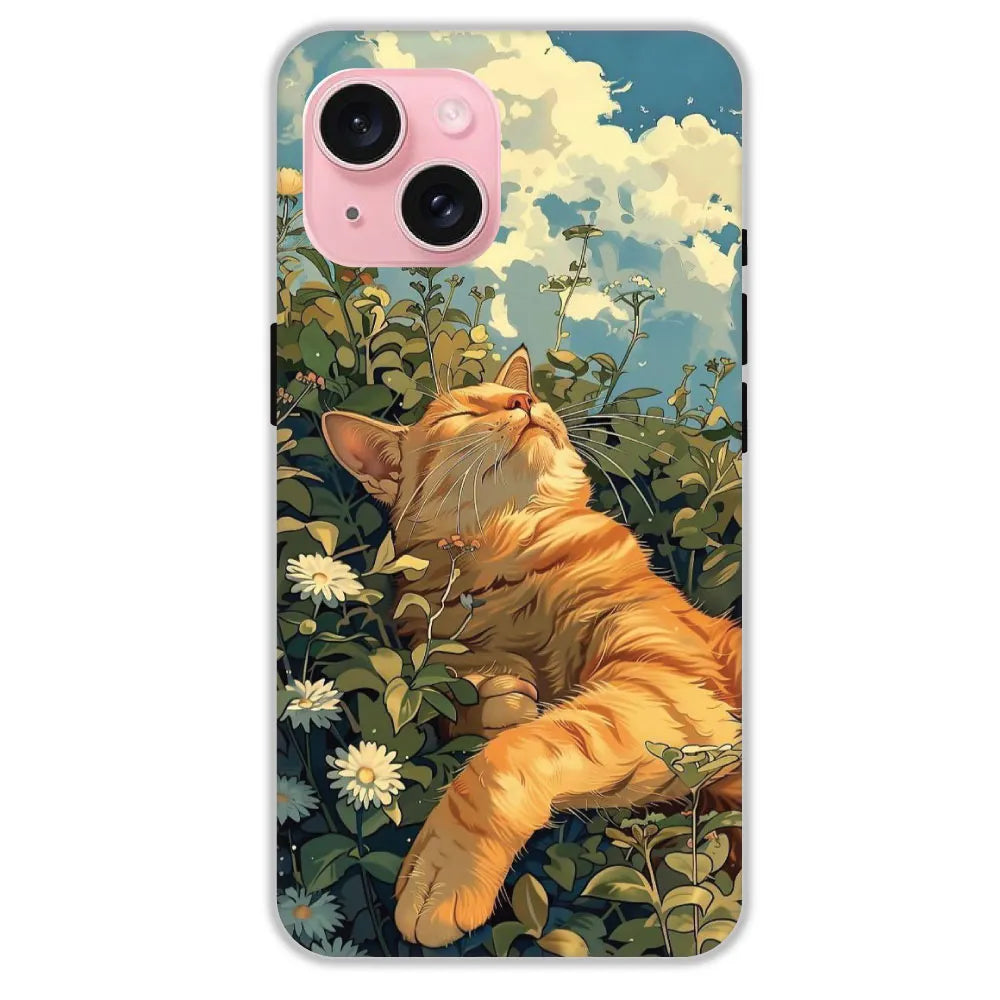 Garfield Sleeping - Hard Cases For Apple iPhone 15 Plus