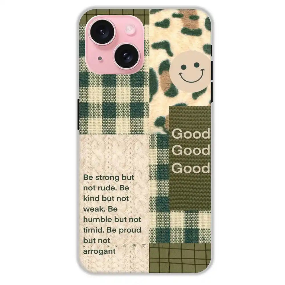 Patchwork Positivity - Hard Cases For Apple iPhone 15 Plus