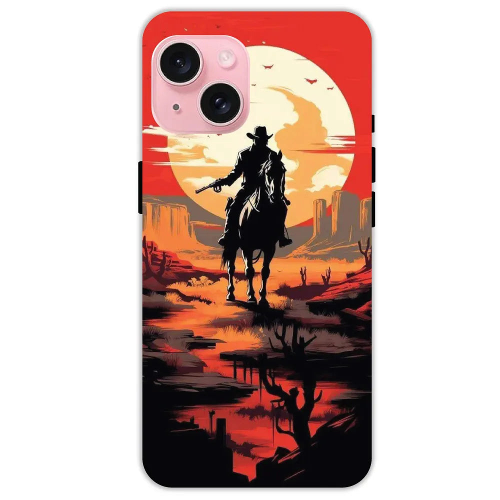 Cowboy and Horse - Hard Cases For Apple iPhone 15 Plus