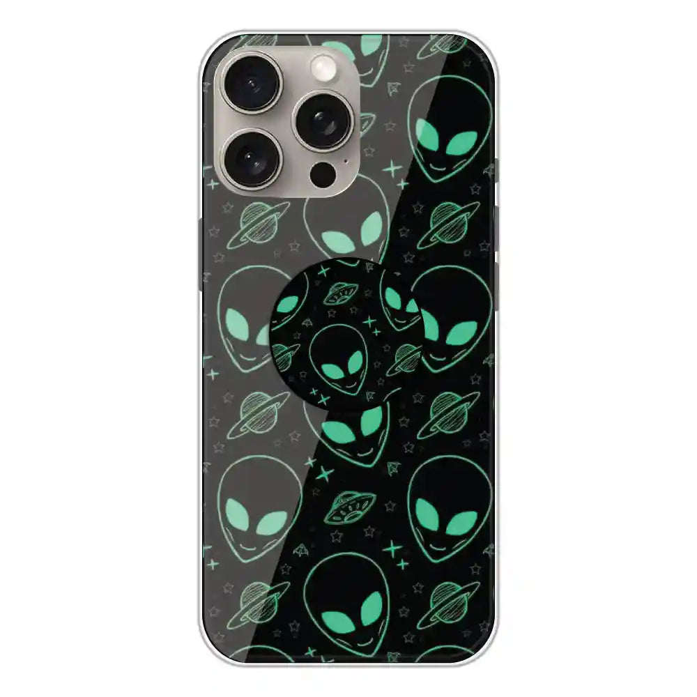 Aliens - Silicone Grip Case For Apple iPhone 15 Pro Max