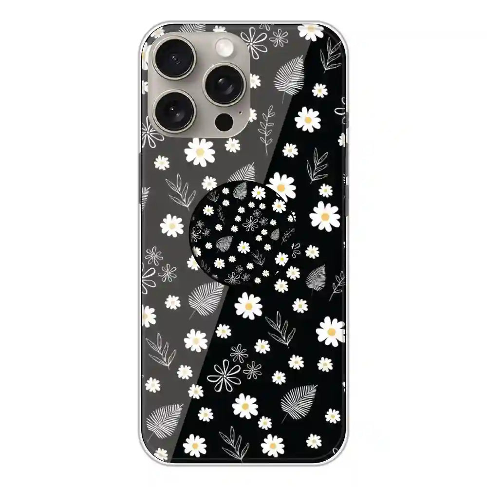 Daisies - Silicone Grip Case For Apple iPhone 15 Pro Max