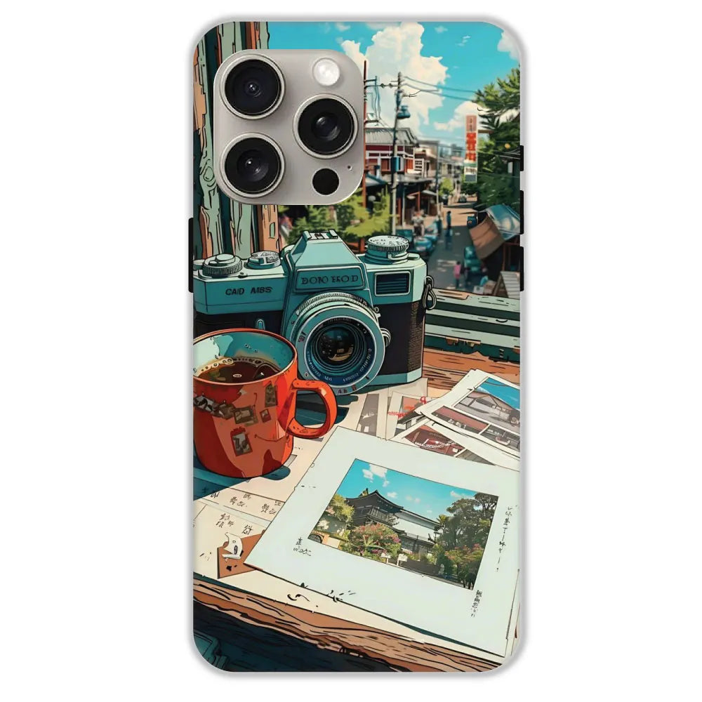 Vintage Camera Travel Vibes - Hard Cases For Apple iPhone 15 Pro Max