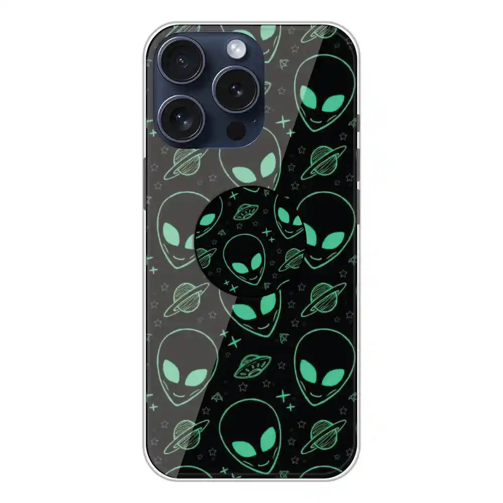 Aliens - Silicone Grip Case For Apple iPhone 15 Pro