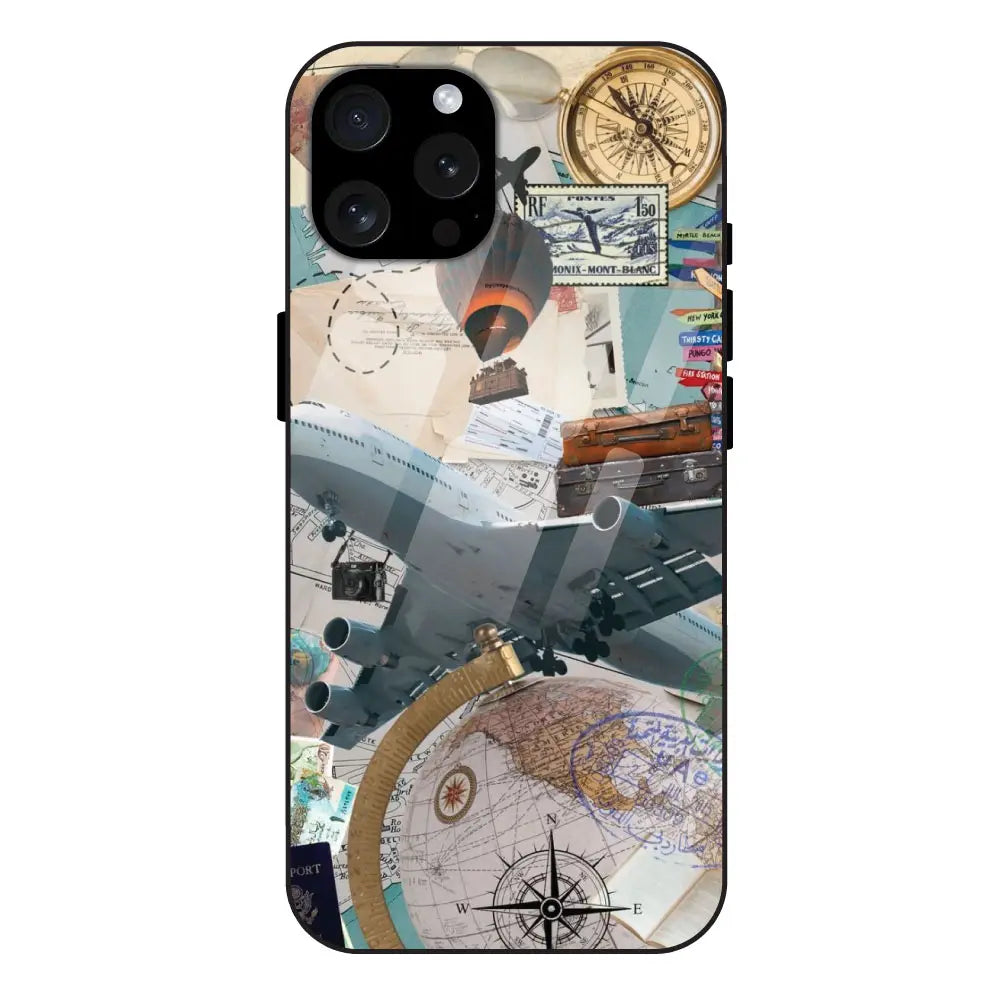 'Around the World - Glass Case For Apple iPhone 15 Pro
