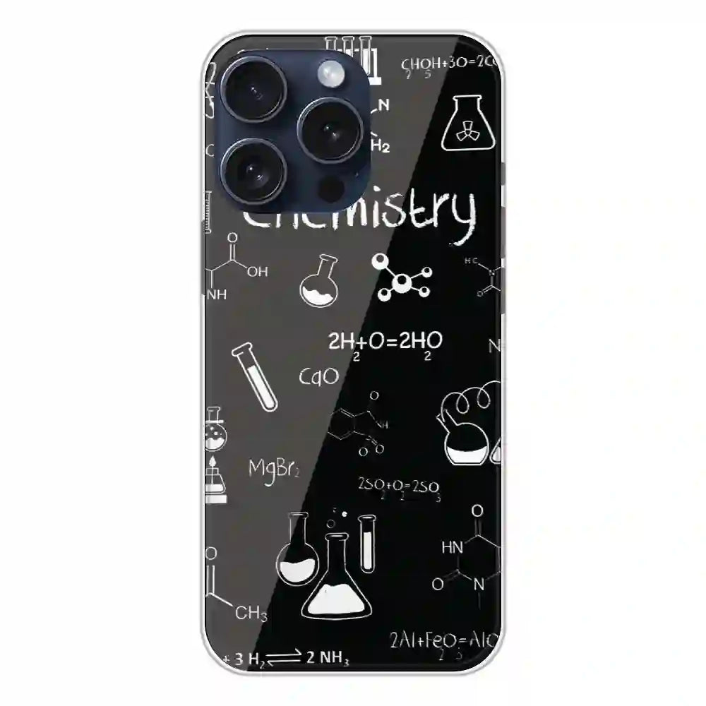 Chemistry - Printed Silicone Case For Apple iPhone 15 Pro
