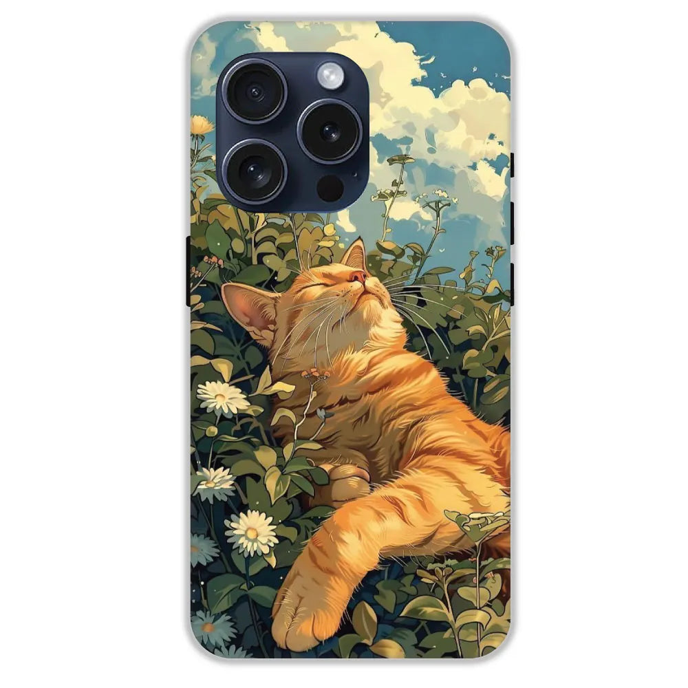 Garfield Sleeping - Hard Cases For Apple iPhone 15 Pro