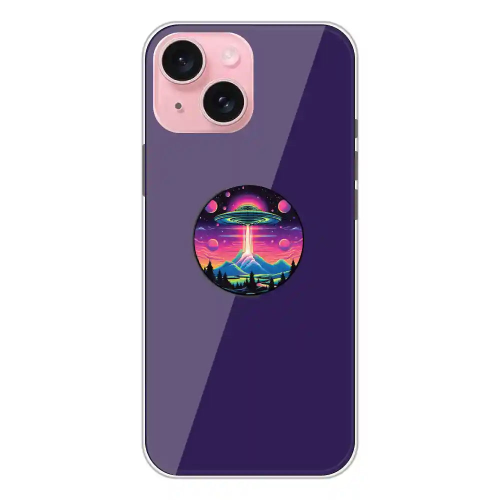 UFO - Silicone Grip Case For Apple iPhone 15