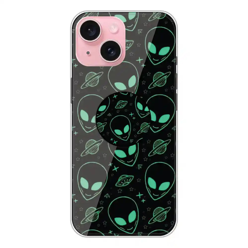 Aliens - Silicone Grip Case For Apple iPhone 15