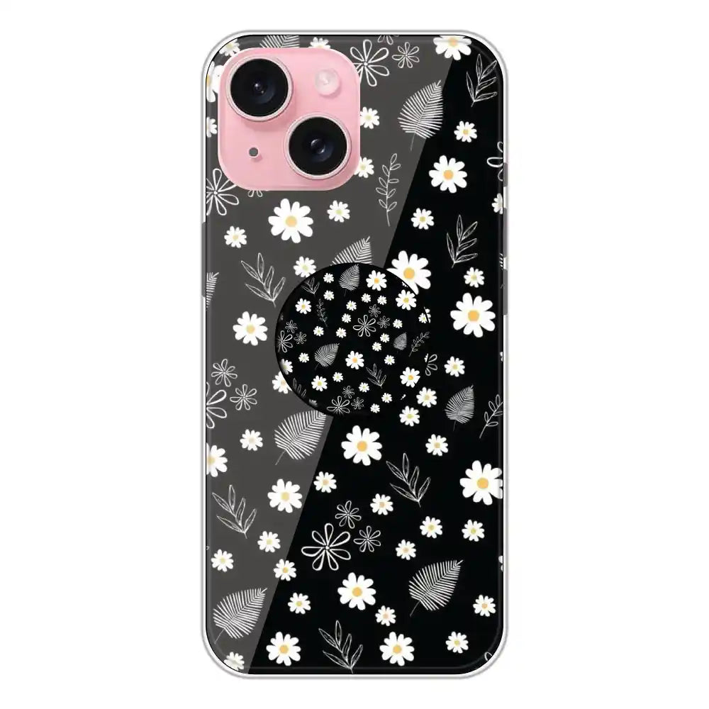 Daisies - Silicone Grip Case For Apple iPhone 15