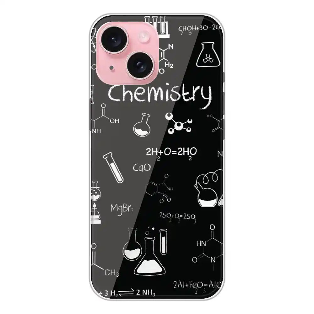 Chemistry - Printed Silicone Case For Apple iPhone 15