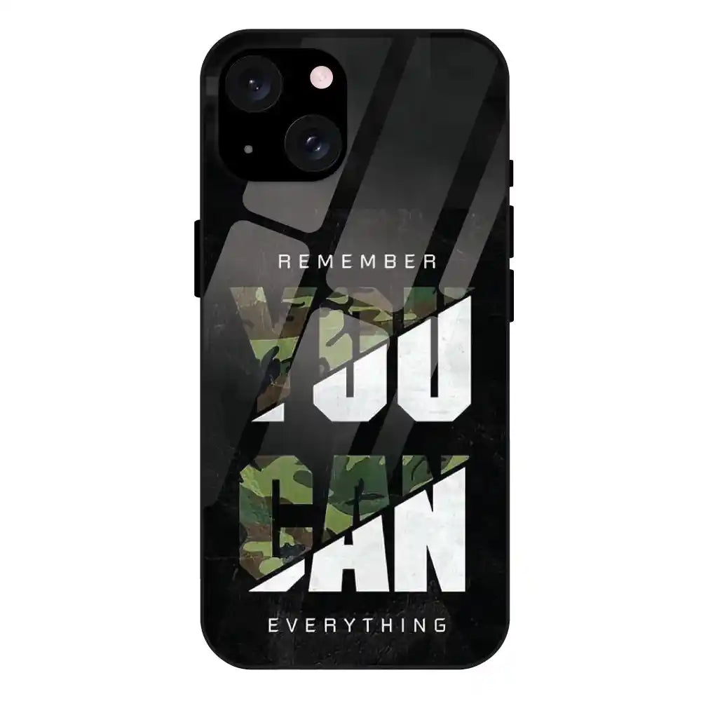 'You Can Do Everything - Glass Case For Apple iPhone 15