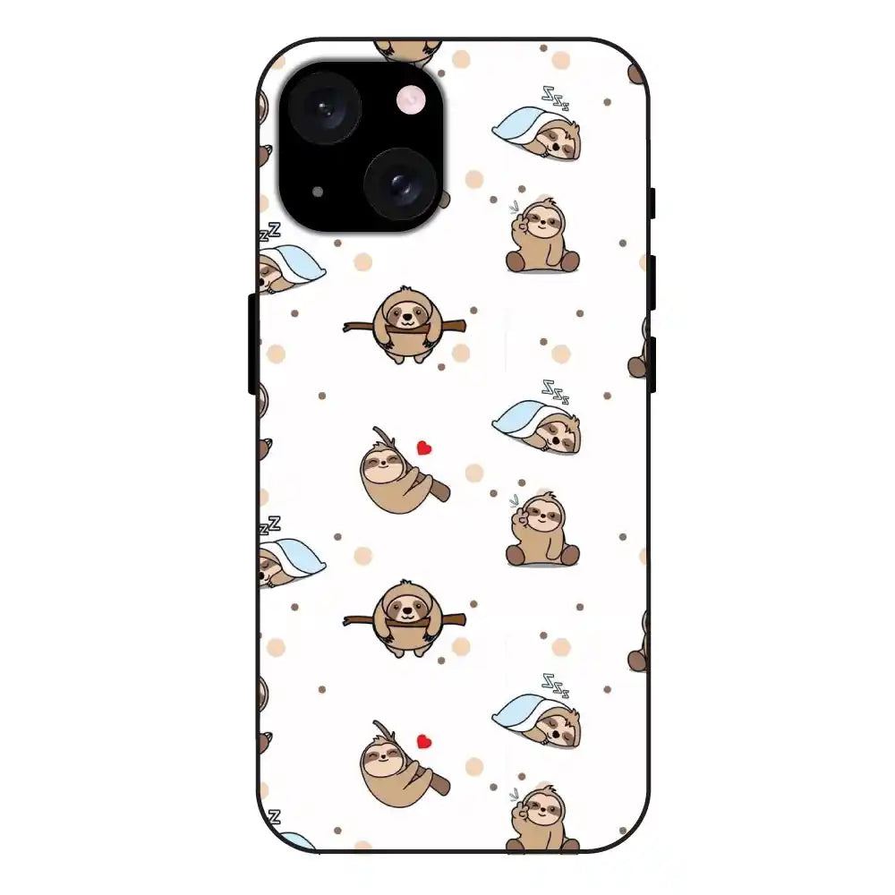 Sloths - Glass Case For Apple iPhone 15