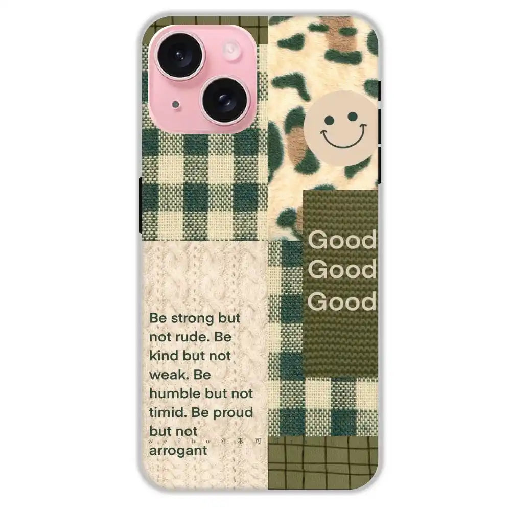 Patchwork Positivity - Hard Cases For Apple iPhone 15