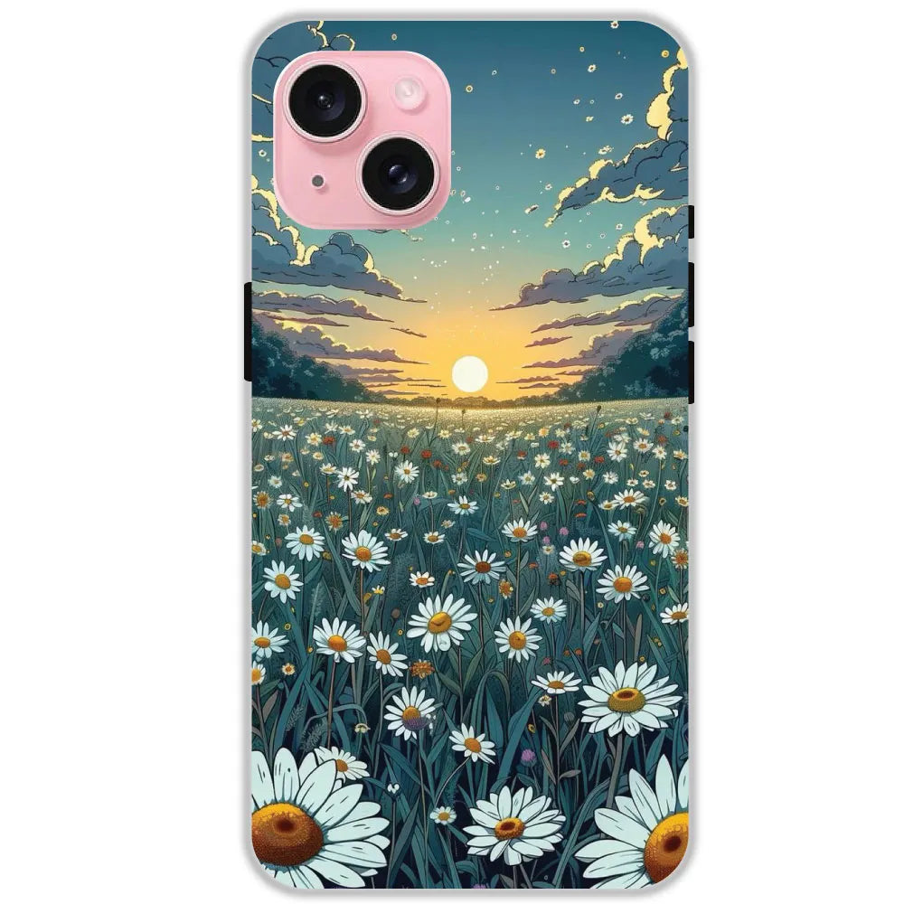Daisy Sunset - Hard Cases For Apple iPhone 15