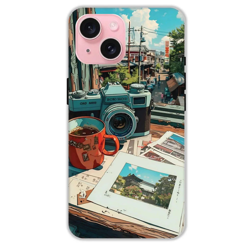 Vintage Camera Travel Vibes - Hard Cases For Apple iPhone 15