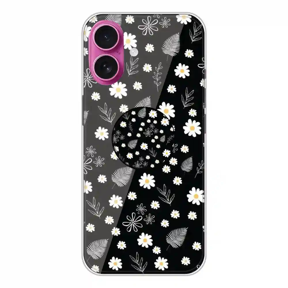 Daisies - Silicone Grip Case For Apple iPhone 16 Plus