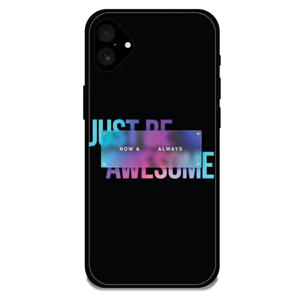 'Now And Always - Glossy Metal Silicone Case For Apple iPhone 16 Plus