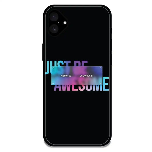 'Now And Always - Glossy Metal Silicone Case For Apple iPhone 16 Plus