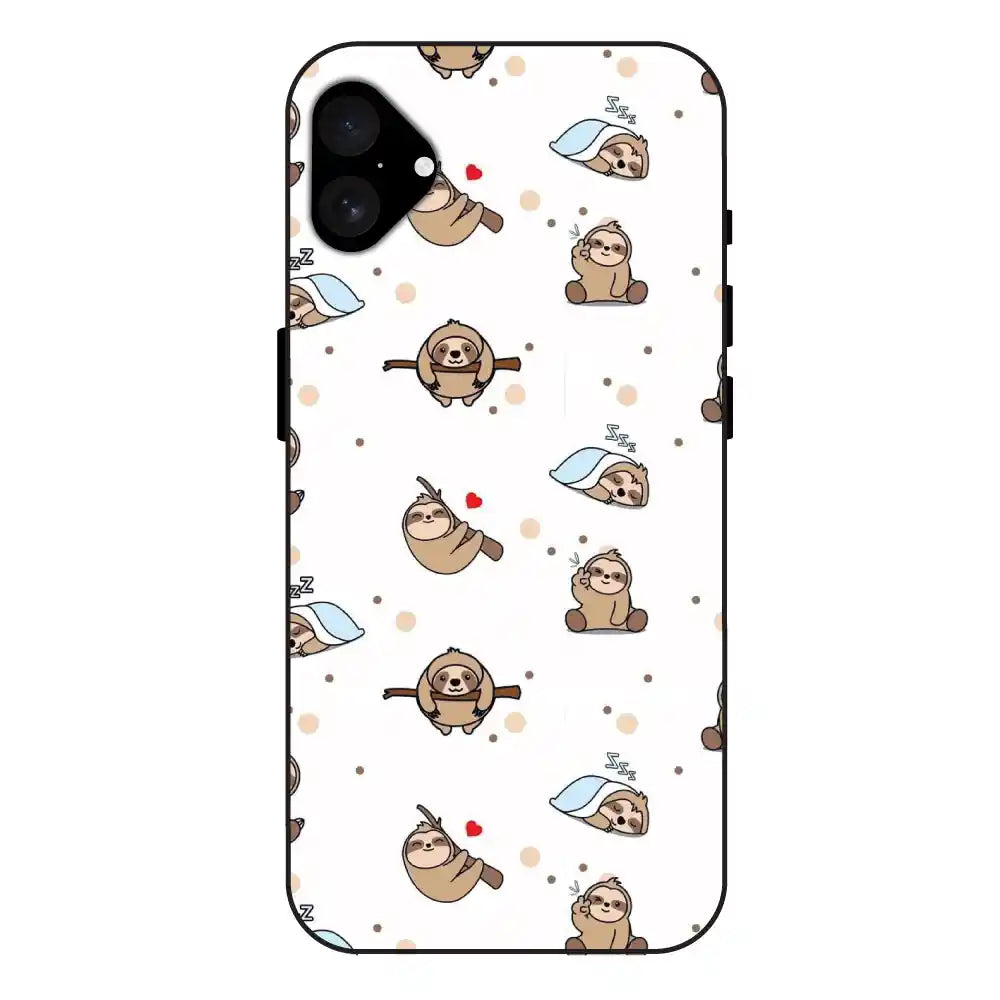 Sloths - Glass Case For Apple iPhone 16 Plus