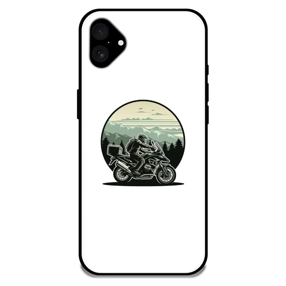 'Biker - Glossy Metal Silicone Case For Apple iPhone 16 Plus