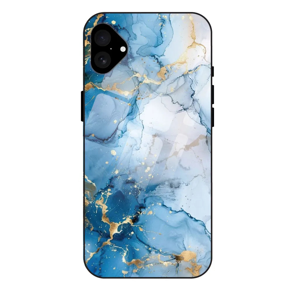 Blue Marble - Glass Case For Apple iPhone 16 Plus