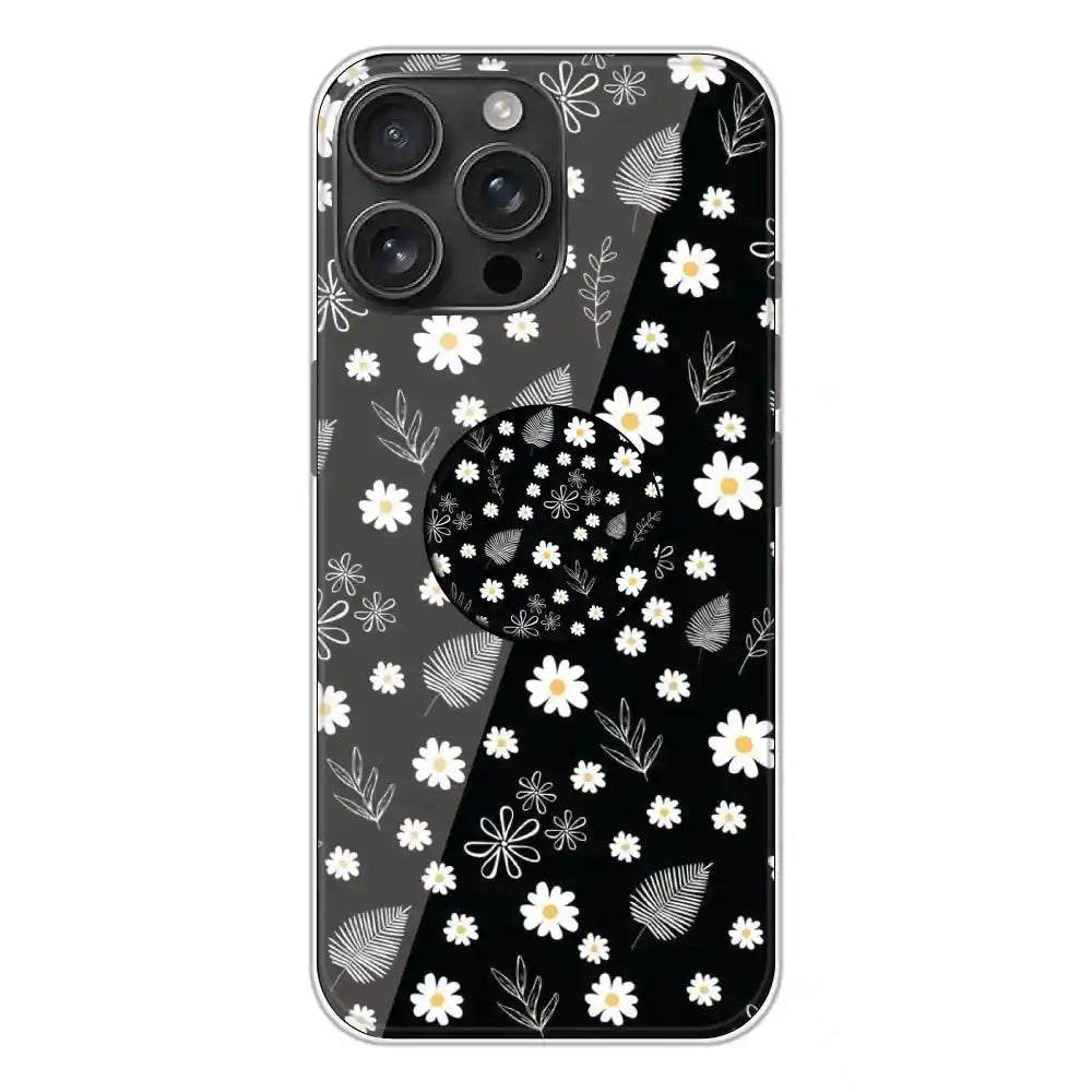 Daisies - Silicone Grip Case For Apple iPhone 16 Pro Max