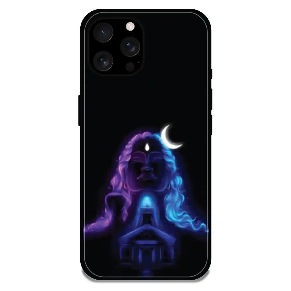 'Mahadev - Glossy Metal Silicone Case For Apple iPhone 16 Pro Max
