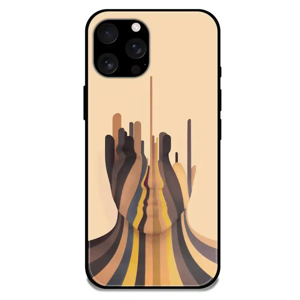 'Drained - Glossy Metal Silicone Case For Apple iPhone 16 Pro Max