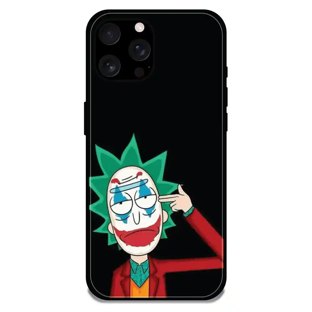 'Joker Art - Glossy Metal Silicone Case For Apple iPhone 16 Pro Max