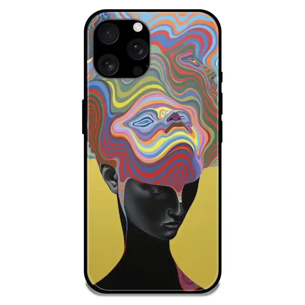 'Explosion - Glossy Metal Silicone Case For Apple iPhone 16 Pro Max