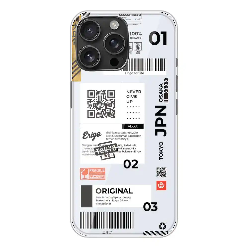 Barcode Labels - Silicone Case For Apple iPhone Models apple iphone 16 Pro Max