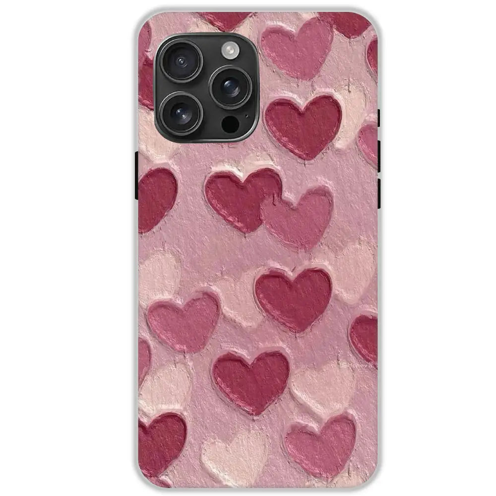 Pastel Hearts Love - Hard Cases For Apple iPhone 16 Pro Max