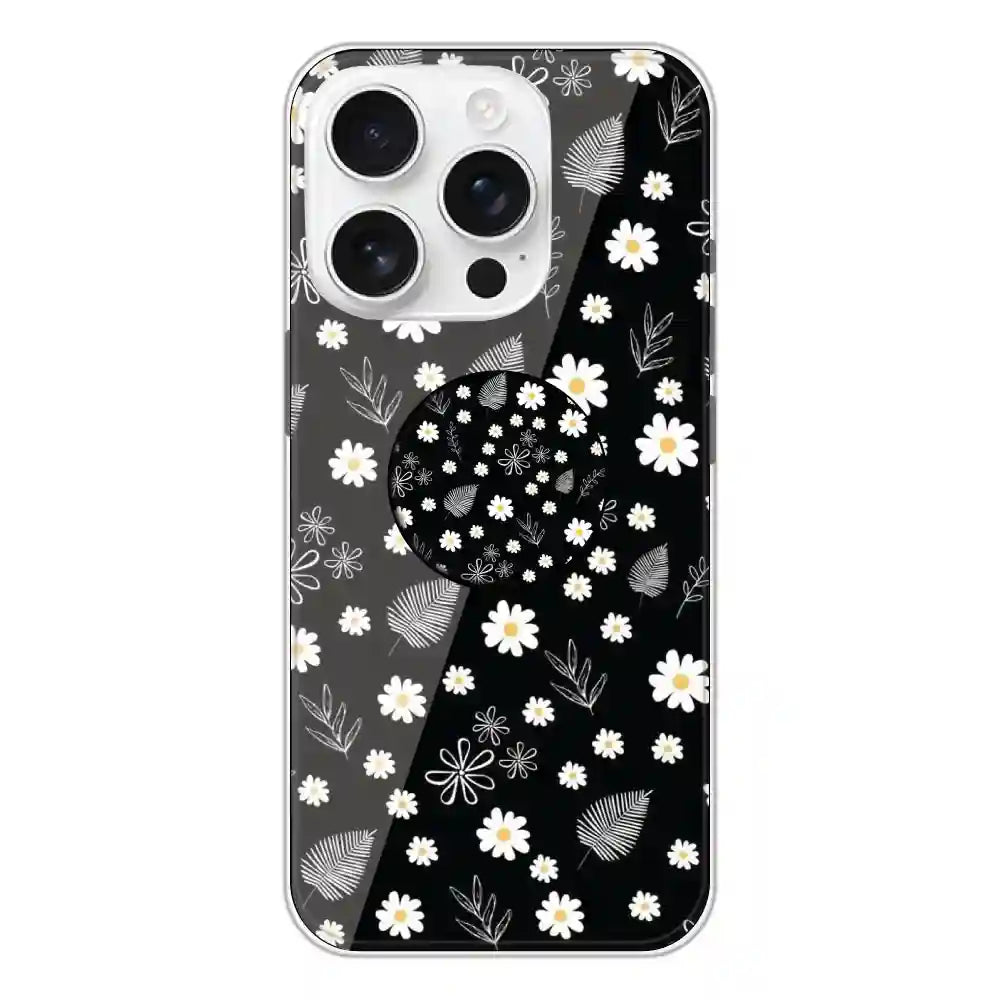 Daisies - Silicone Grip Case For Apple iPhone 16 Pro