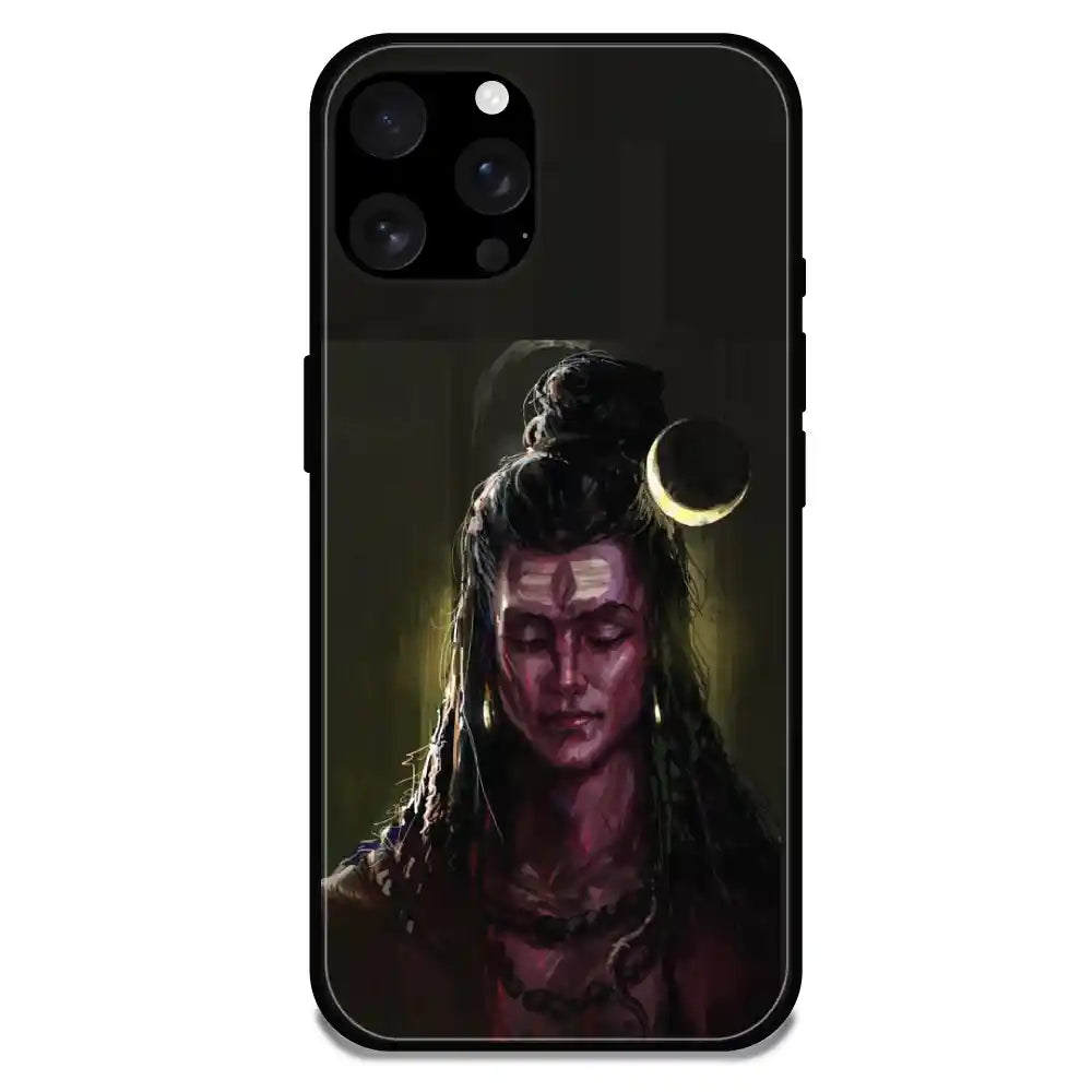 Lord Shiva - Glossy Metal Silicone Case For Apple iPhone Models