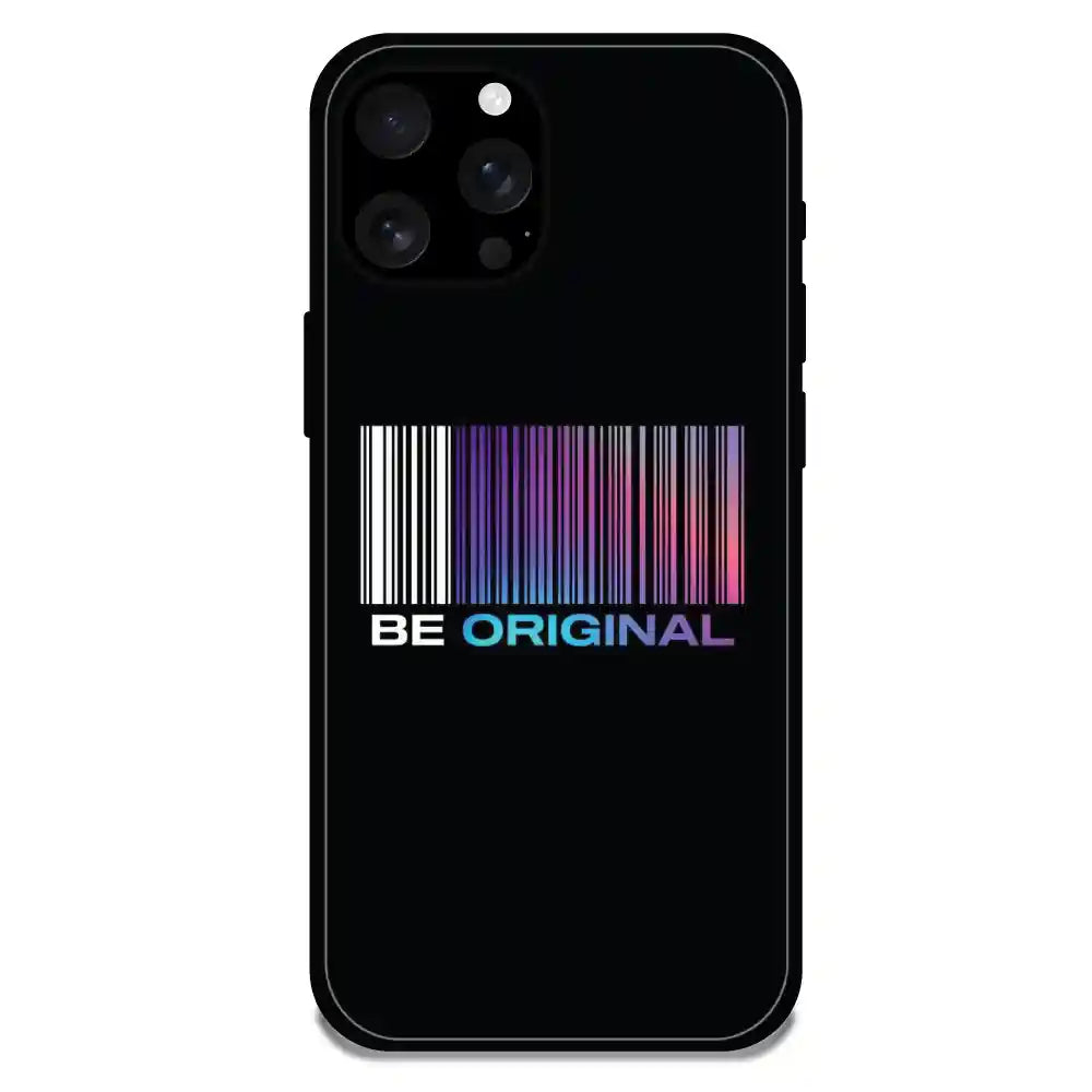 'Be Original - Glossy Metal Silicone Case For Apple iPhone 16 Pro