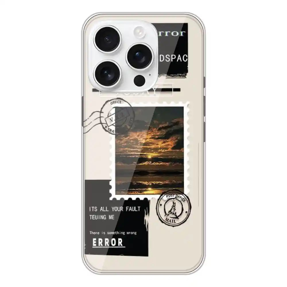 Post Card - Silicone Case For Apple iPhone Models Apple phone 16 Pro