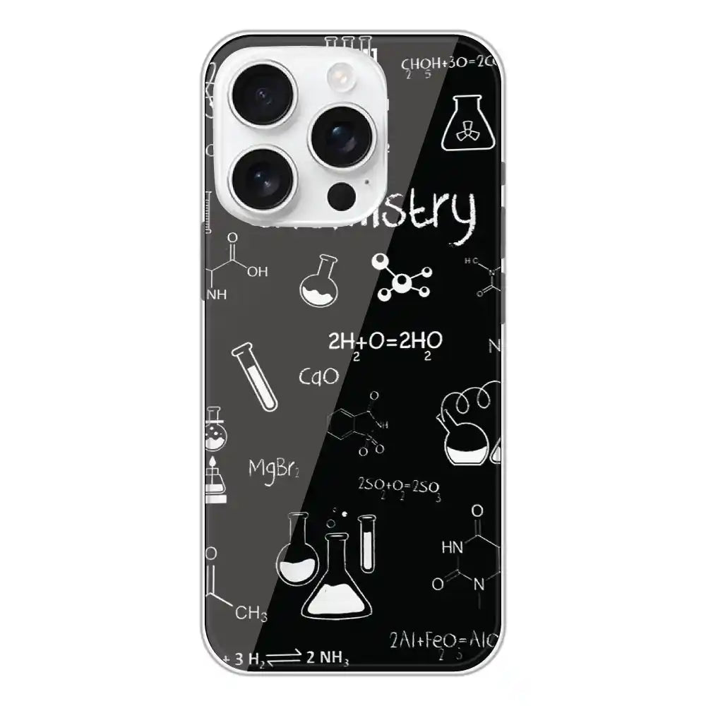 Chemistry - Printed Silicone Case For Apple iPhone 16 Pro