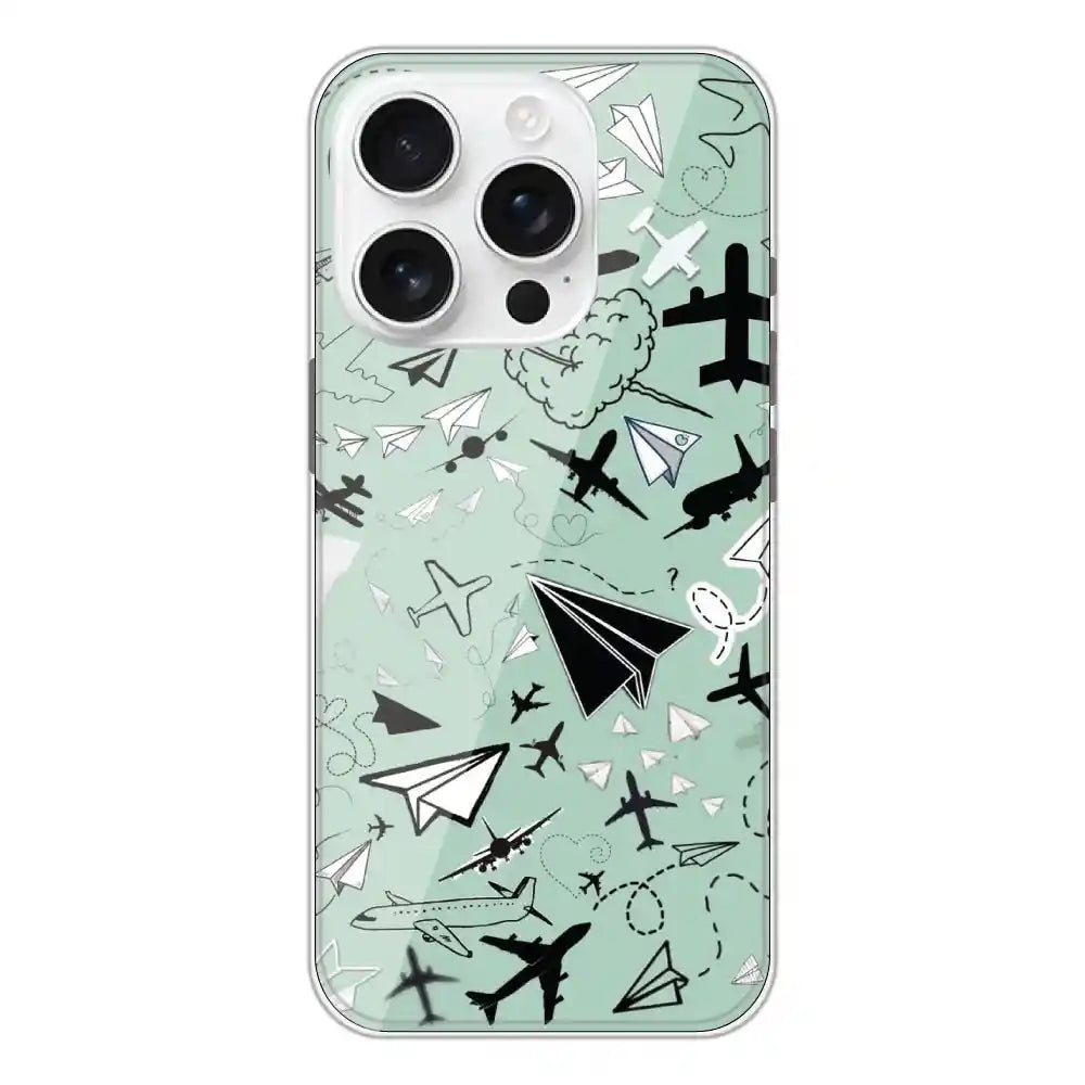 Planes - Silicone Case For Apple iPhone Models Case For Apple iPhone Models Apple iPhone 16 Pro