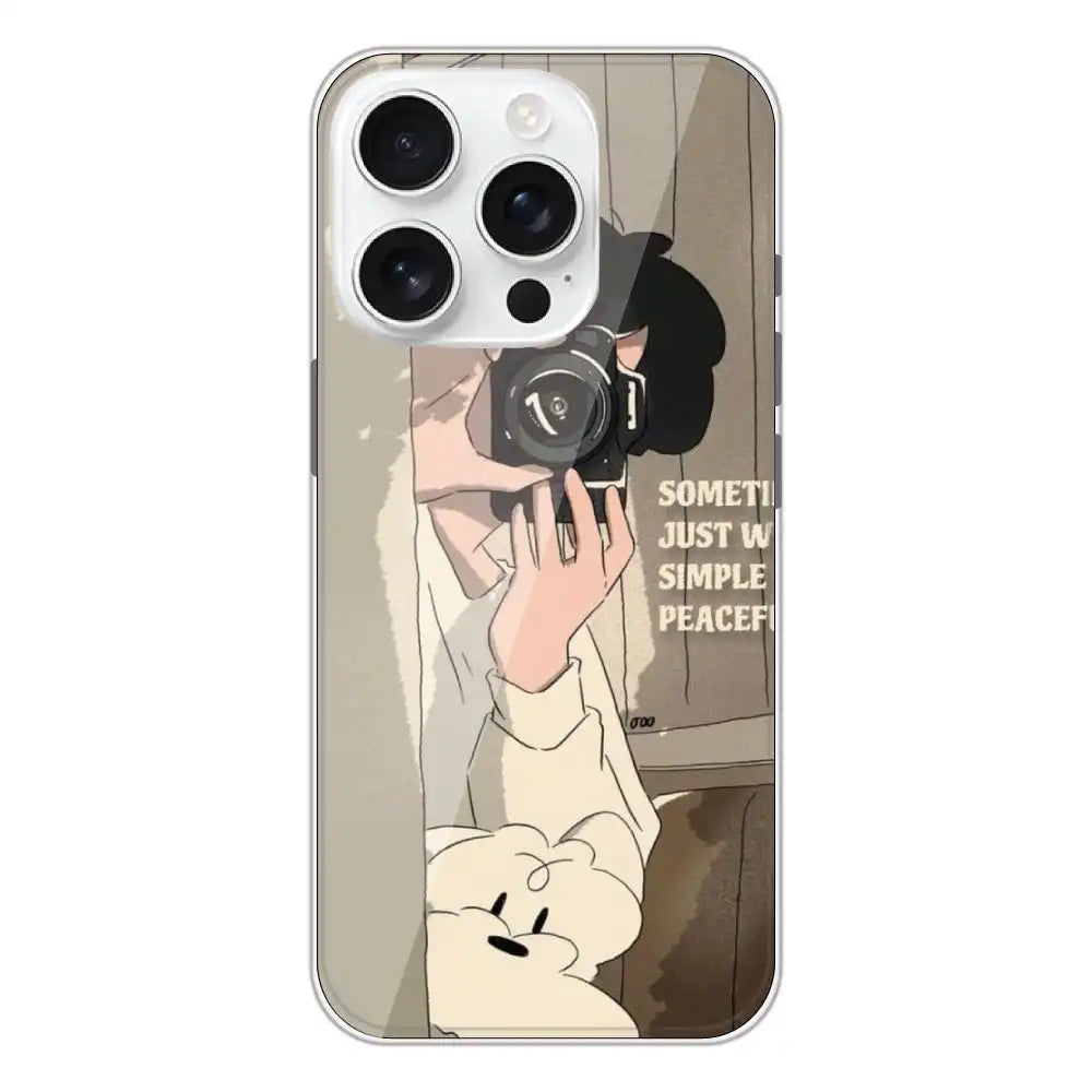 Photographer - Printed Silicone Case For Apple iPhone 16 Pro