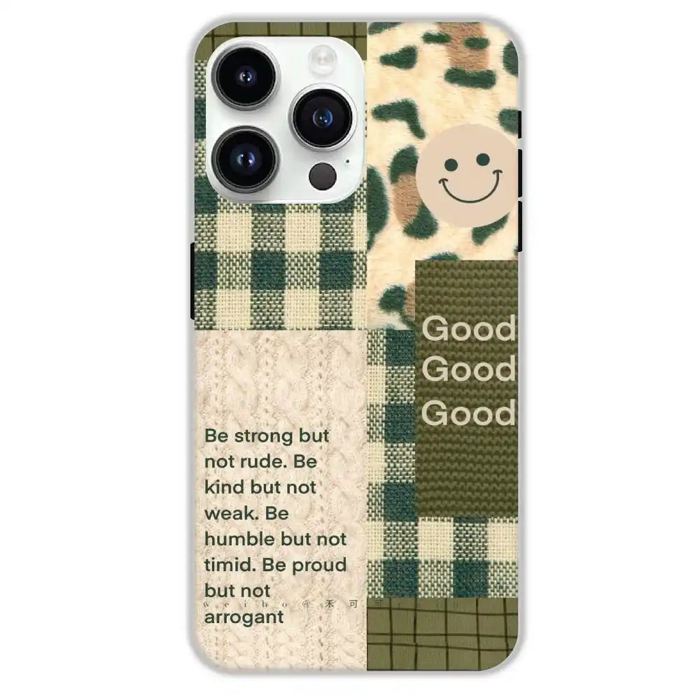 Patchwork Positivity - Hard Cases For Apple iPhone 16 Pro