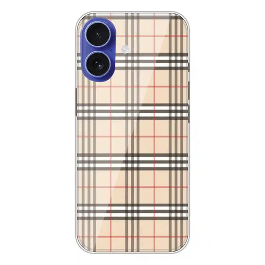 Yellow Checks - Printed Silicone Case For Apple iPhone 16