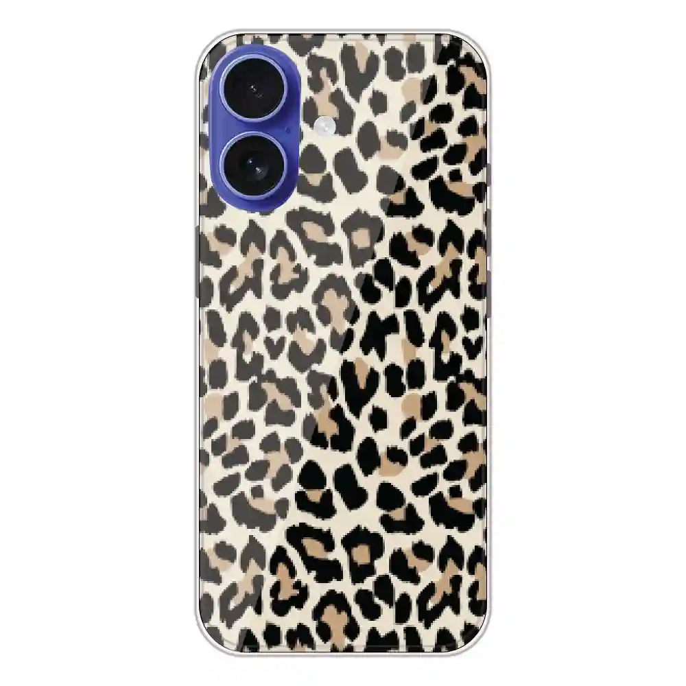 Leopard Print - Printed Silicone Case For Apple iPhone 16