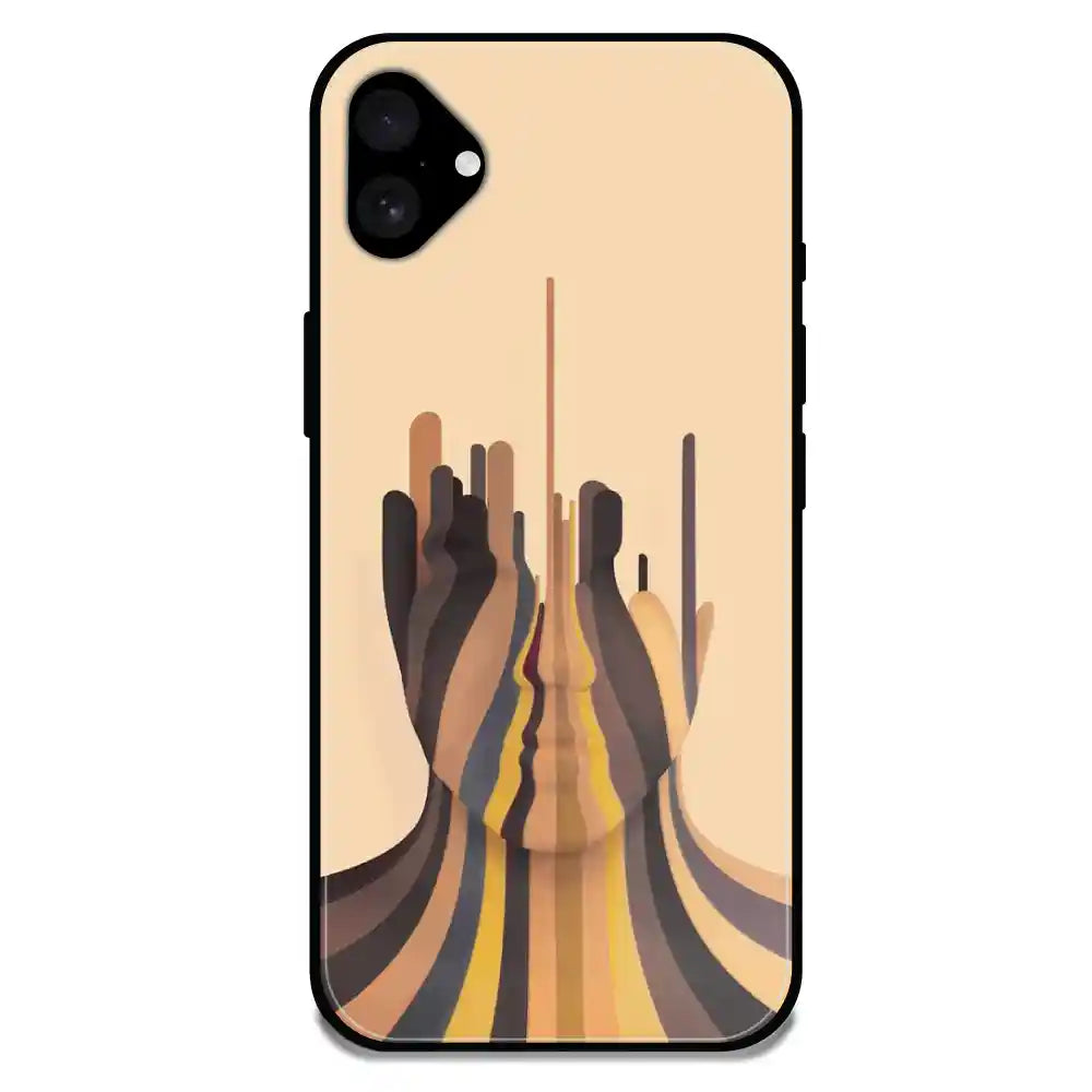 'Drained - Glossy Metal Silicone Case For Apple iPhone 16