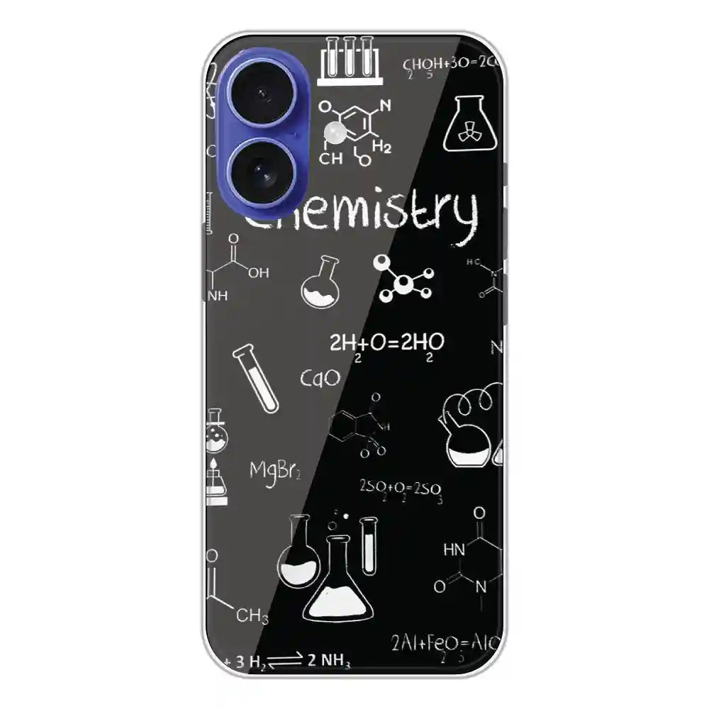 Chemistry - Printed Silicone Case For Apple iPhone 16