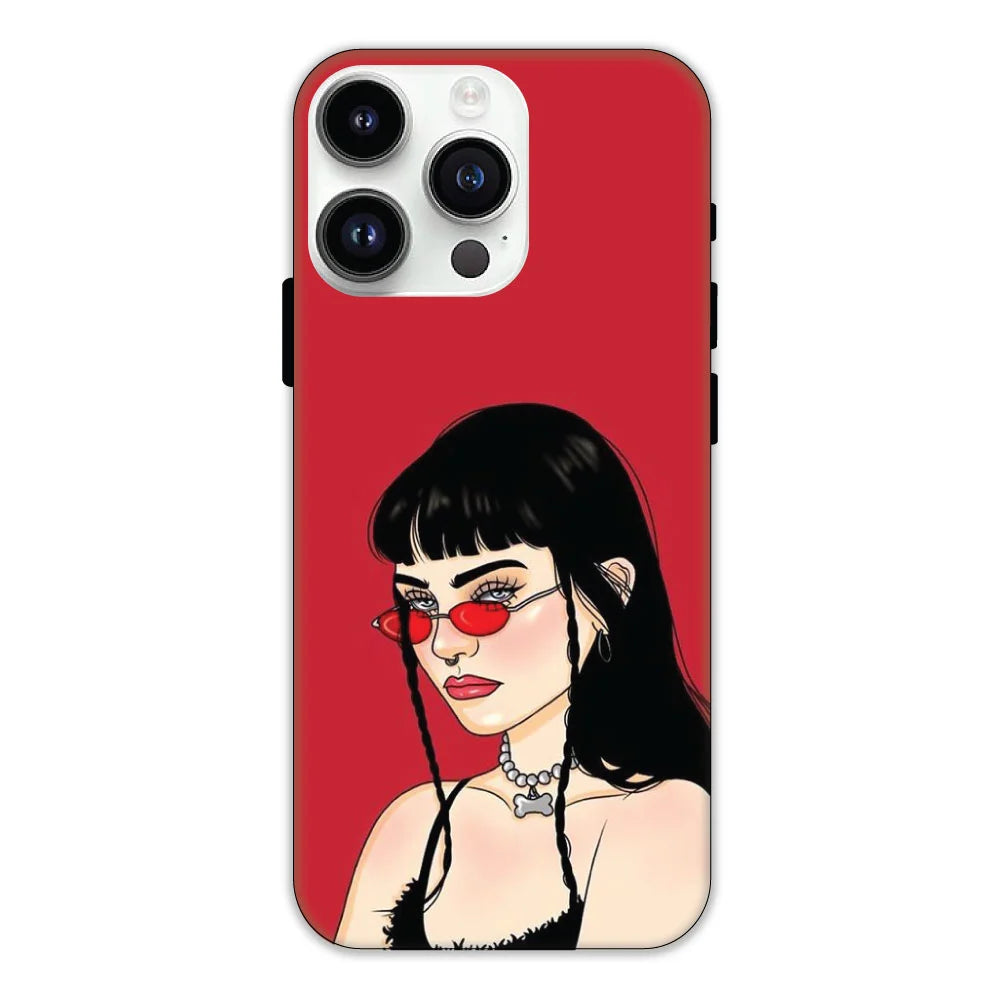Red Baddie Hard Case Apple iPhone 14 Pro Models