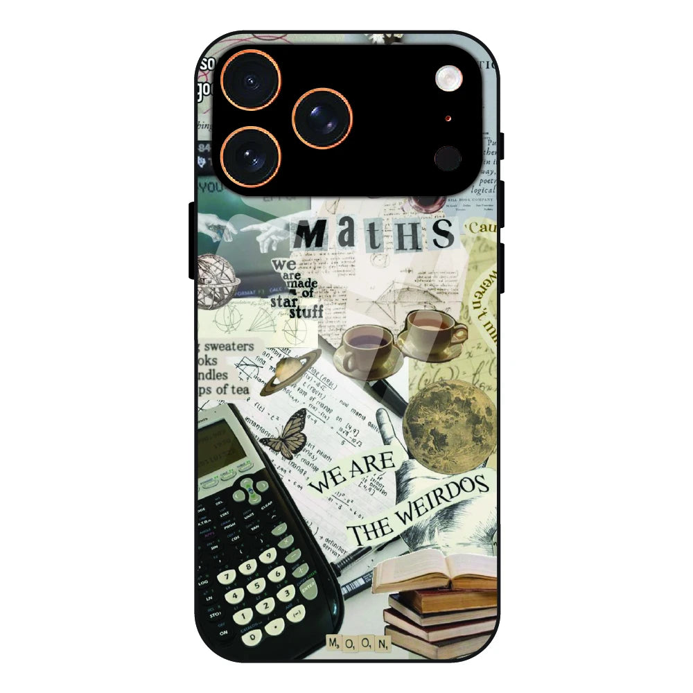 Study Vibes Maths - Glass Case For Apple iPhone 17 Pro